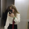 Elegant Satin Loose Women Shirt Spring Turn-down Collar Ladies Blouse Autumn Vintage Casual Button Silk Tops - Image 20