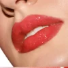 Pearlescent Glitter Plumping Lip Gloss – Clear, Mermaid Pink | Moisturizing Jelly Liquid Lip Tint