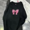 KUSAHIKI Retro Bow Print Women's Summer T-shirt - Image 11