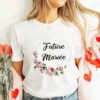 Bridal Shower Wedding T-shirt French Women Bachelorette EVJF Party Tshirt Future Bride Y2k Tshirt Team Bride Bridesmaid Tops - Image 10