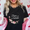 Bridal Shower Wedding T-shirt French Women Bachelorette EVJF Party Tshirt Future Bride Y2k Tshirt Team Bride Bridesmaid Tops - Image 16