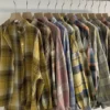 Plaid Shirt Women Autumn Long Sleeve Top Female Vintage Fashion Single Breasted Blouse Ladies Preppy Style Loose Check Shirts - Image 2