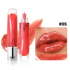 Pearlescent Glitter Plumping Lip Gloss – Clear, Mermaid Pink | Moisturizing Jelly Liquid Lip Tint - Image 9