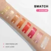 Pearlescent Glitter Plumping Lip Gloss – Clear, Mermaid Pink | Moisturizing Jelly Liquid Lip Tint - Image 5