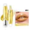 Pearlescent Glitter Plumping Lip Gloss – Clear, Mermaid Pink | Moisturizing Jelly Liquid Lip Tint - Image 13