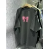 KUSAHIKI Retro Bow Print Women's Summer T-shirt - Image 8