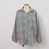 Plaid Shirt Women Autumn Long Sleeve Top Female Vintage Fashion Single Breasted Blouse Ladies Preppy Style Loose Check Shirts - Image 7