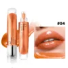 Pearlescent Glitter Plumping Lip Gloss – Clear, Mermaid Pink | Moisturizing Jelly Liquid Lip Tint - Image 10