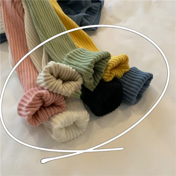 Knitted Women Sweater Button O-neck Pullovers Spring Autumn Basic Sweaters for Female Pullover Slim Solid Bold Stripes Tops - Image 16