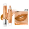Pearlescent Glitter Plumping Lip Gloss – Clear, Mermaid Pink | Moisturizing Jelly Liquid Lip Tint - Image 11