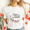 Bridal Shower Wedding T-shirt French Women Bachelorette EVJF Party Tshirt Future Bride Y2k Tshirt Team Bride Bridesmaid Tops - Image 17
