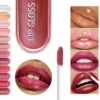 Ushas Glitter Lip Gloss – Long Lasting, Moisturizing Metallic Liquid Lipstick | 12 Colors | Korean Makeup - Image 4